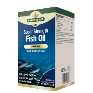 NATURE'S AID SUPER STRENGTH FISH OIL X60 SOFTGELS