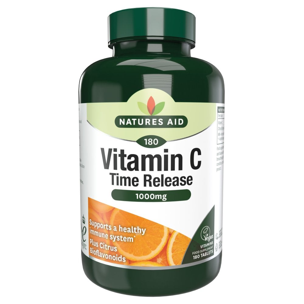 NATURES AID VITAMIN C 1000MG X180 TABLETS