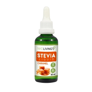 NKD LIVING STEVIA LIQUID - CARAMEL FLAVOUR 50ML