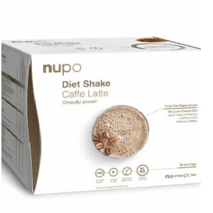 NUPO DIET SHAKE CAFFE LATTE X 30 SERVINGS