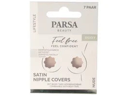 PARSA 6200 SATIN NIPPLE COVERS NUDE