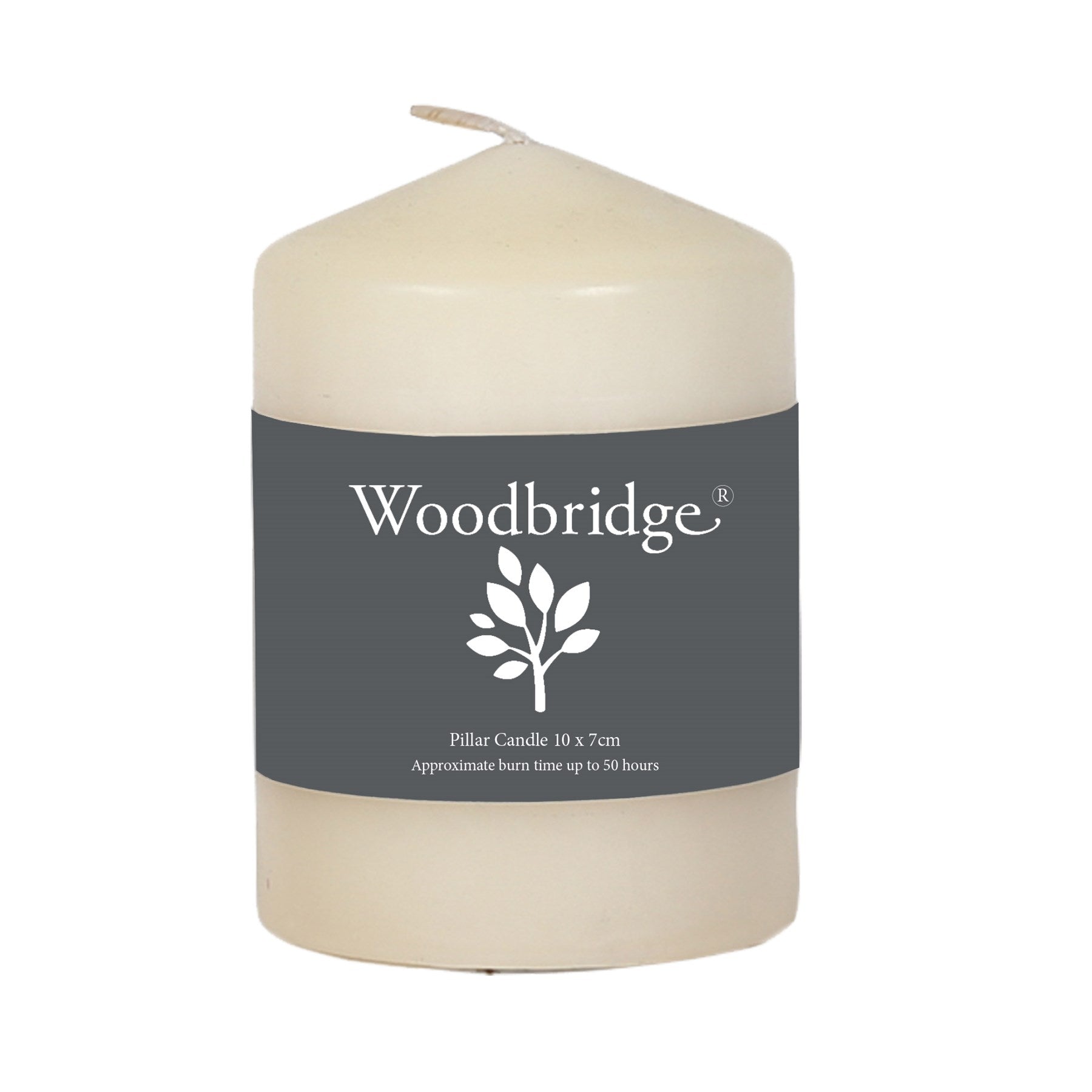 WOODBRIDGE PILLAR CANDLE IVORY
