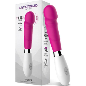 LATETOBED LOUVER SILICONE PINK VIBRATOR