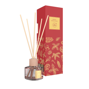 AROMA HOME 9880 MERRY CHRISTMAS APPLE & CINNAMON SCENTED STICKS 50ML