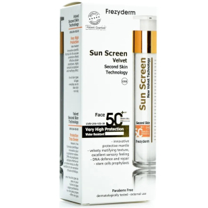 FREZYDERM VELVET SUN SCREEN FACE SPF50+ 50ML