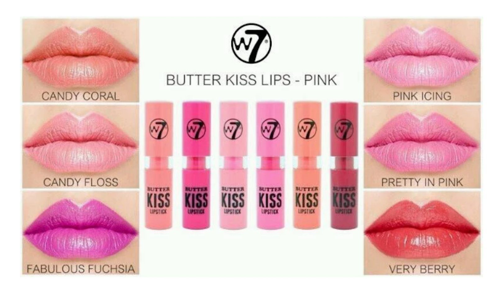 W7 BUTTER KISS RED LIGHT - Image 2