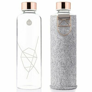 EQUA GLASS BOTTLE GREY 750ML
