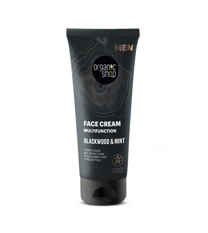 ORGANIC SHOP 40995E MULTIFUNCTION FACE CREAM BLACKWOOD & MINT, 75 ML