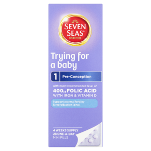 SEVEN SEAS TRYING FOR A BABY FOLIC AID WITH IRON & VIT D