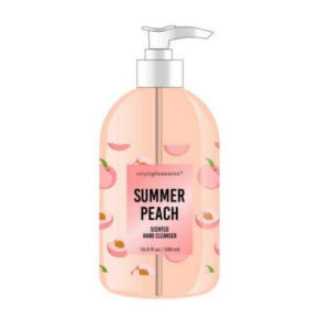 SIMPLE PLEASURES F31170-30662 SUMMER PEACH SCENTED HAND CLEANSER 500ML