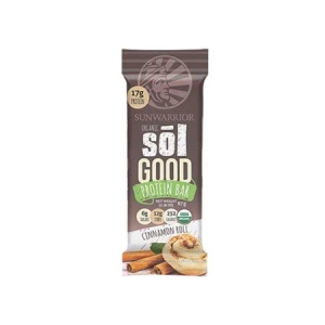 SUNWARRIOR ORGANIC SOLGOOD PROTEIN BAR CINNAMON ROLL 62GR
