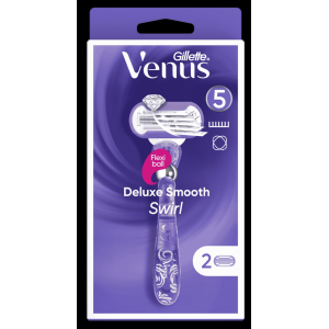 GILLETTE VENUS DELUXE SMOOTH SWIRL RAZOR