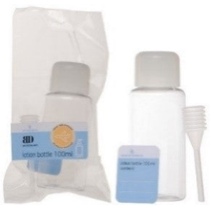 CASUELLE 06.208.00 CRYSTAL CLEAR PLASTIC LOTION BOTTLE 100ML