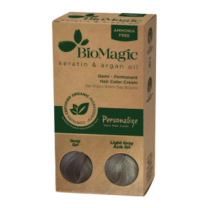 BIOMAGIC ORGANIC HAIR COLOR PERSONALIZE GRAY + LIGHT GREY
