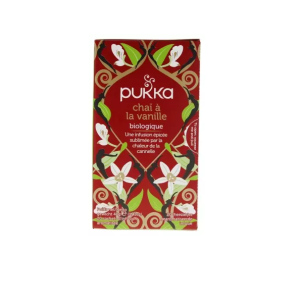 PUKKA VANILLA CHAI ORGANIC TEA X20 TEA SACHETS
