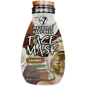 W7 METALLIC EASY PEEL FACE MASK COCONUT 10G
