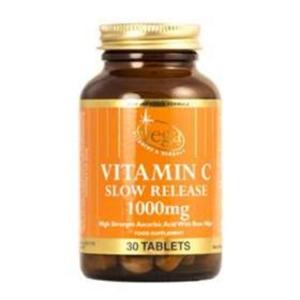 VEGA VITAMIN C SLOW RELEASE 1000MG X 30 TABLETS