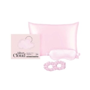 SILVER CLOUD PINK SATIN GIFT SET
