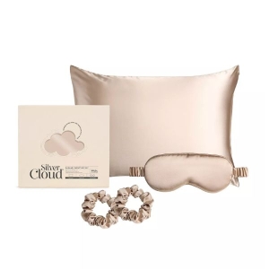 SILVER CLOUD CARAMEL SATIN GIFT SET