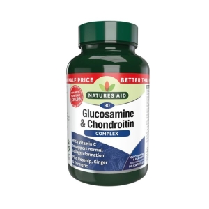 NATURES AID GLUCOSAMINE & CHONDROITIN COMPLEX X90 CAPSULES