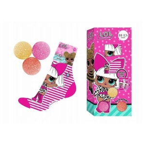 URODA 0867 LOL GIFT PACK BATH BOMBS + SOCKS