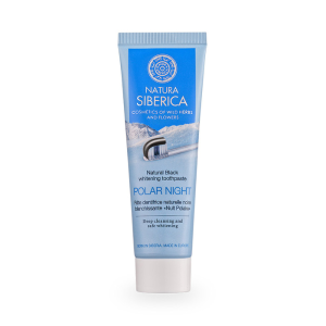 NATURA SIBERICA 1262E NATURAL BLACK WHITENING TOOTHPASTE "POLAR NIGHT", 100 G