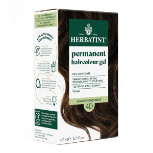 HERBATINT HAIR COLOUR GEL GOLDEN CHESTNUT 4D