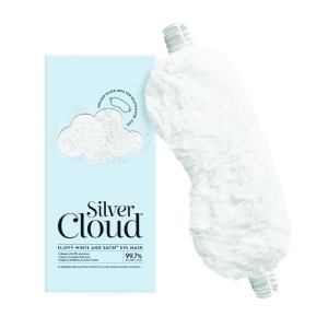 SILVER CLOUD FLUFFY SLEEP MASK WHITE