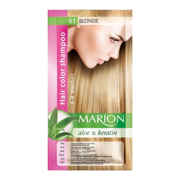 MARION 061 HAIR COLOUR SHAMPOO 61 BLONDE 40ML