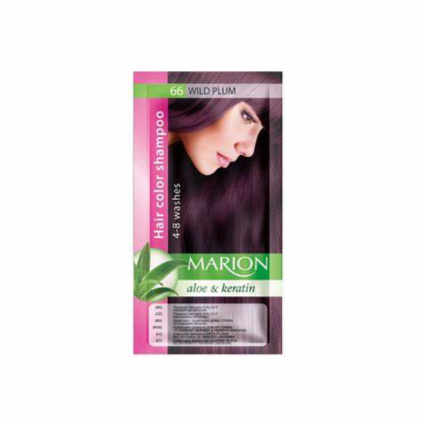 MARION 066 HAIR COLOUR SHAMPOO 66 WILD PLUM 40ML