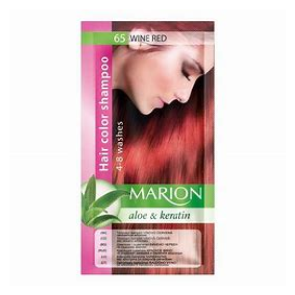 MARION 065 HAIR COLOUR SHAMPOO 65 RED WINE 40ML