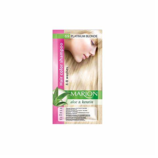 MARION 069 HAIR COLOUR SHAMPOO 69 PLATINUM BLONDE 40ML