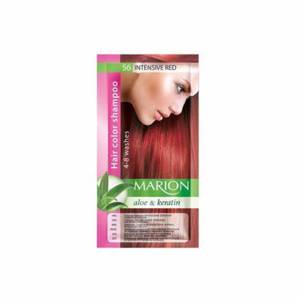 MARION 056 HAIR COLOUR SHAMPOO 56 INTENSIVE RED 40ML