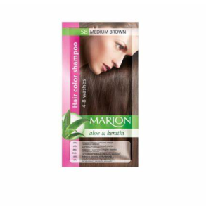 MARION 058 HAIR COLOUR SHAMPOO 58 MEDIUM BROWN 40ML
