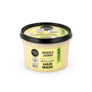 ORGANIC SHOP 2455E REVITALIZING HAIR MASK FOR NORMAL HAIR BANANA AND JASMINE, 250 ML