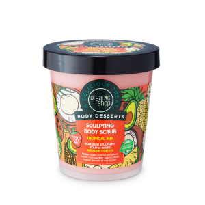 ORGANIC SHOP 2097E BODY DESSERTS TROPICAL MIX SCULPTING BODY SCRUB, 450 ML