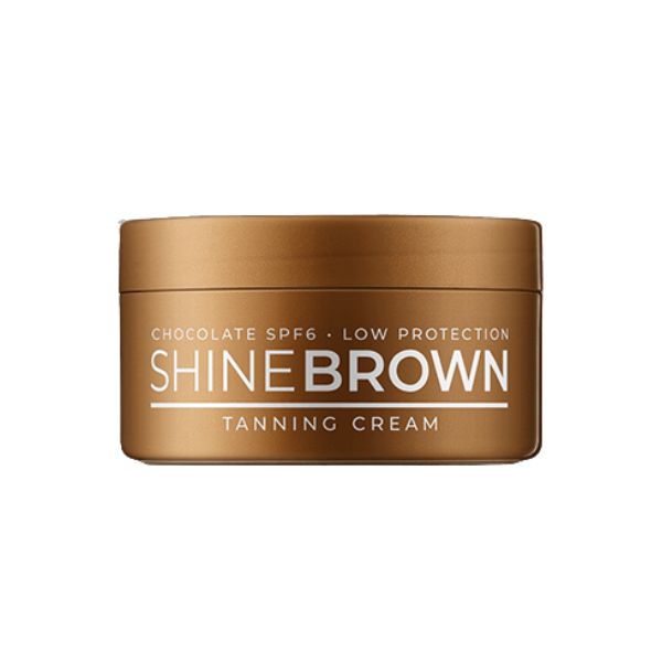 BYROKKO SHINE BROWN CHOCOLATE SPF6 LOW PROTECTION TANNING CREAM 200ML