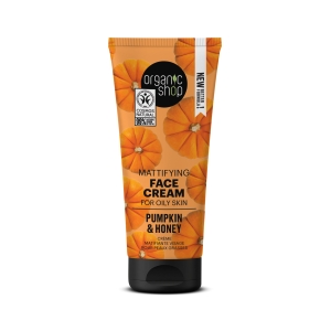 ORGANIC SHOP 40865E  MATTIFYING FACE CREAM FOR OILY SKIN PUMPKIN AND HONEY, 50 ML