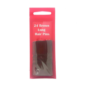 SERENADE 11161 LONG HAIR PINS BROWN