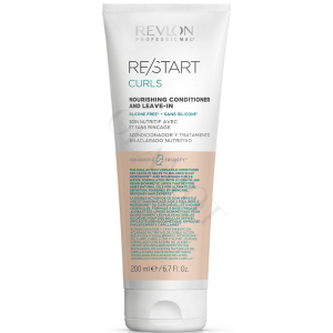 REVLON RESTART CURLS NOURISHING CONDITIONER & LEAVE IN 200ML