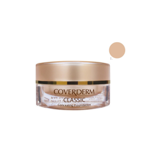 COVERDERM CLASSIC CONCEALING FOUNDATION 1
