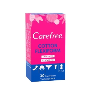 CAREFREE COTTON FLEXIFORM PANTY LINERS X 30