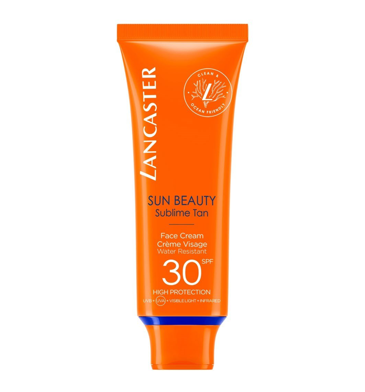 LANCASTER SUN BEAUTY SUBLIME TAN FACE CREAM SPF30 50ML