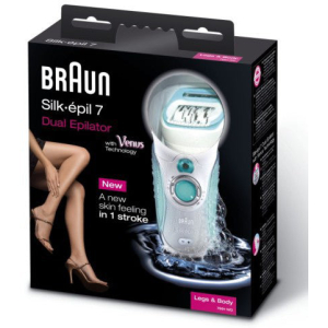 BRAUN LADY DUAL EPILATOR WET & DRY