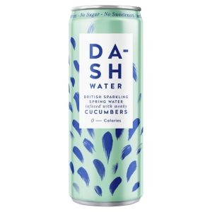 DASH WATER CUCUMBER SPARKLING WATER 330ML