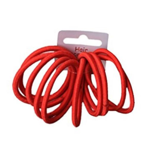 MOLLY & ROSE 4496 RED SNAG FREE ELASTICS X 10
