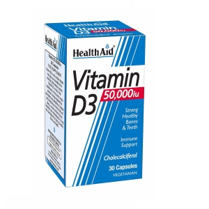 HEALTH AID VITAMIN D3 50000IU 30CAPS