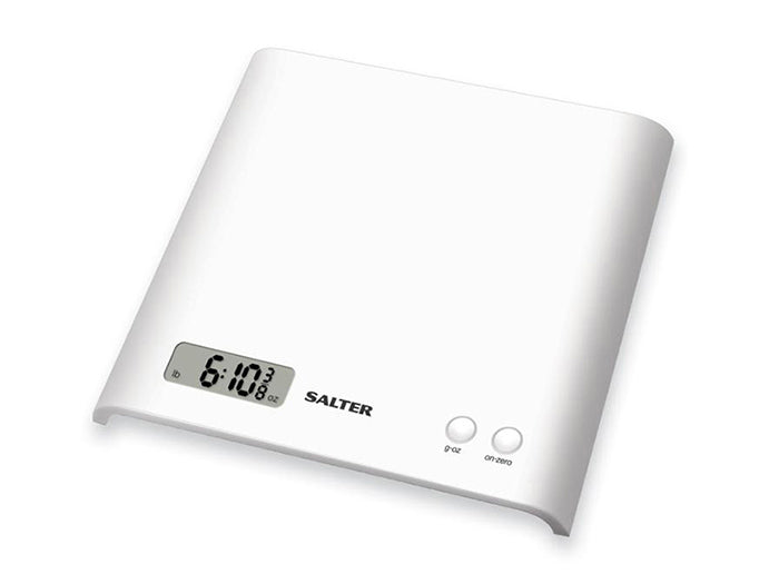 SALTER KITCHEN WEIGHING SCALE WHITE