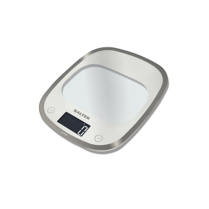 SALTER CURVE GLASS ELECTRONIC WEIGHING SCALE