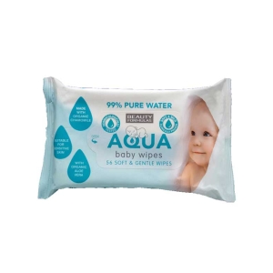 BEAUTY FORMULAS AQUA BABY WIPES X 56